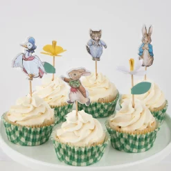 Peter Rabbit™ In The Garden Cupcake Kit (x 24 toppers)>Meri Meri Best