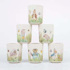 Peter Rabbit™ Reusable Cups (x 6)>Meri Meri Online