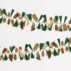 Pine Needles & Golden Holly Garland>Meri Meri Outlet