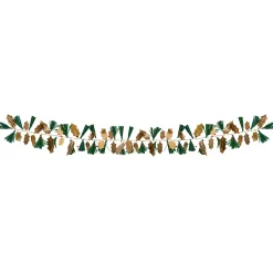 Pine Needles & Golden Holly Garland><noscript><img width=