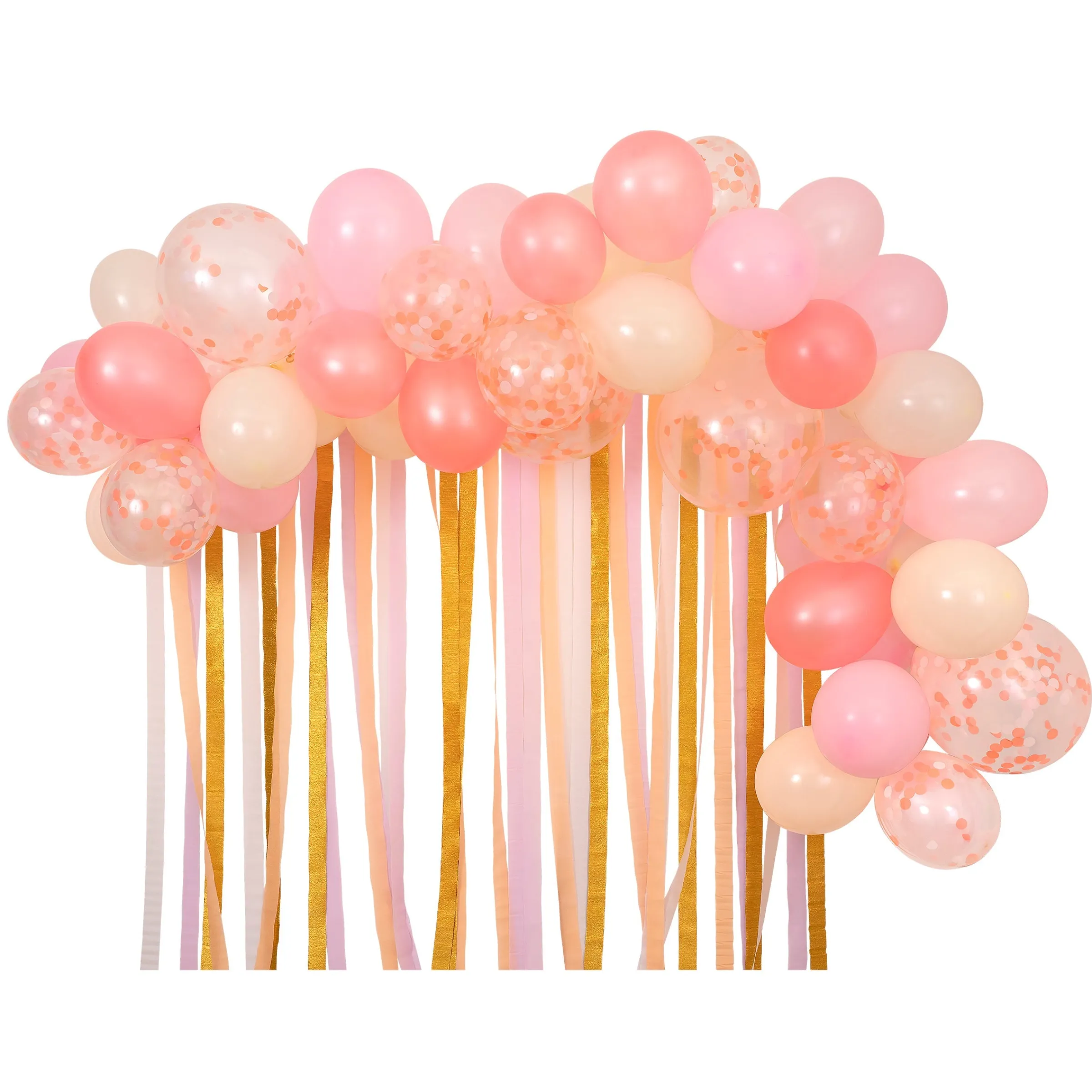 Pink Balloon & Streamer Garland (x 50 balloons)>Meri Meri Sale