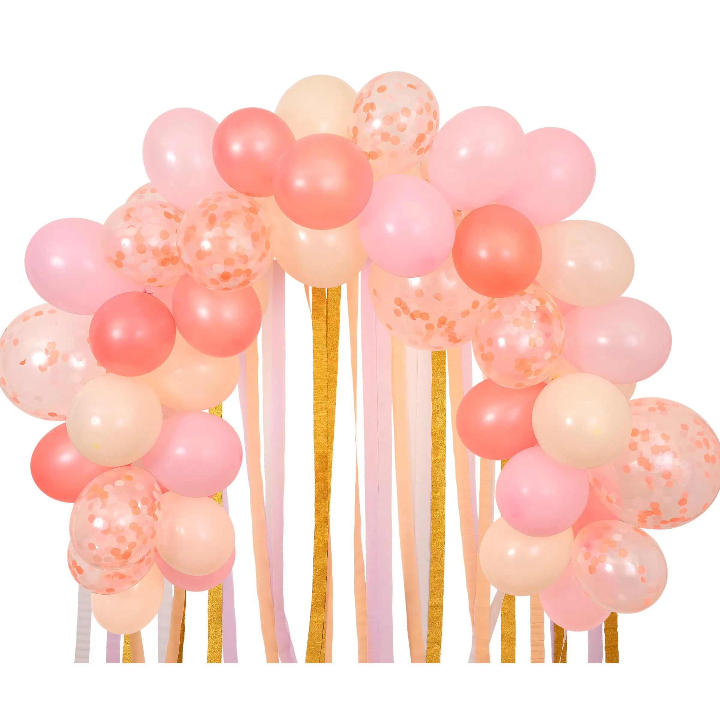Pink Balloon & Streamer Garland (x 50 balloons)>Meri Meri Sale