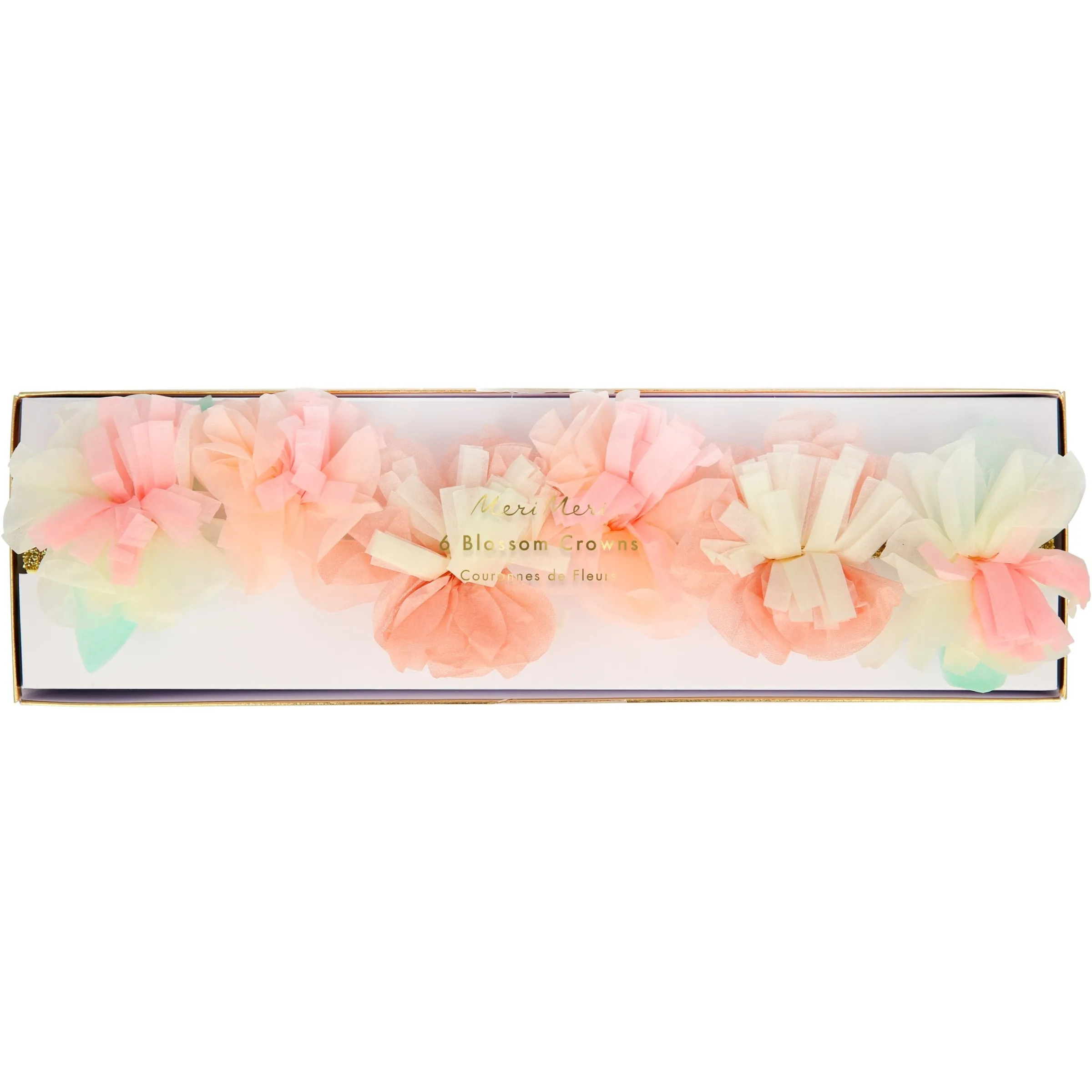 Pink Blossom Crowns (x 6)>Meri Meri Sale