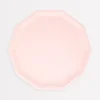 Pink Decagon Compostable Side Plates (x 8)>Meri Meri New