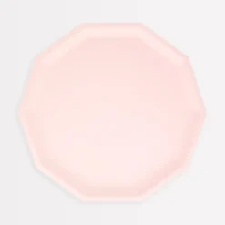 Pink Decagon Compostable Side Plates (x 8)>Meri Meri New