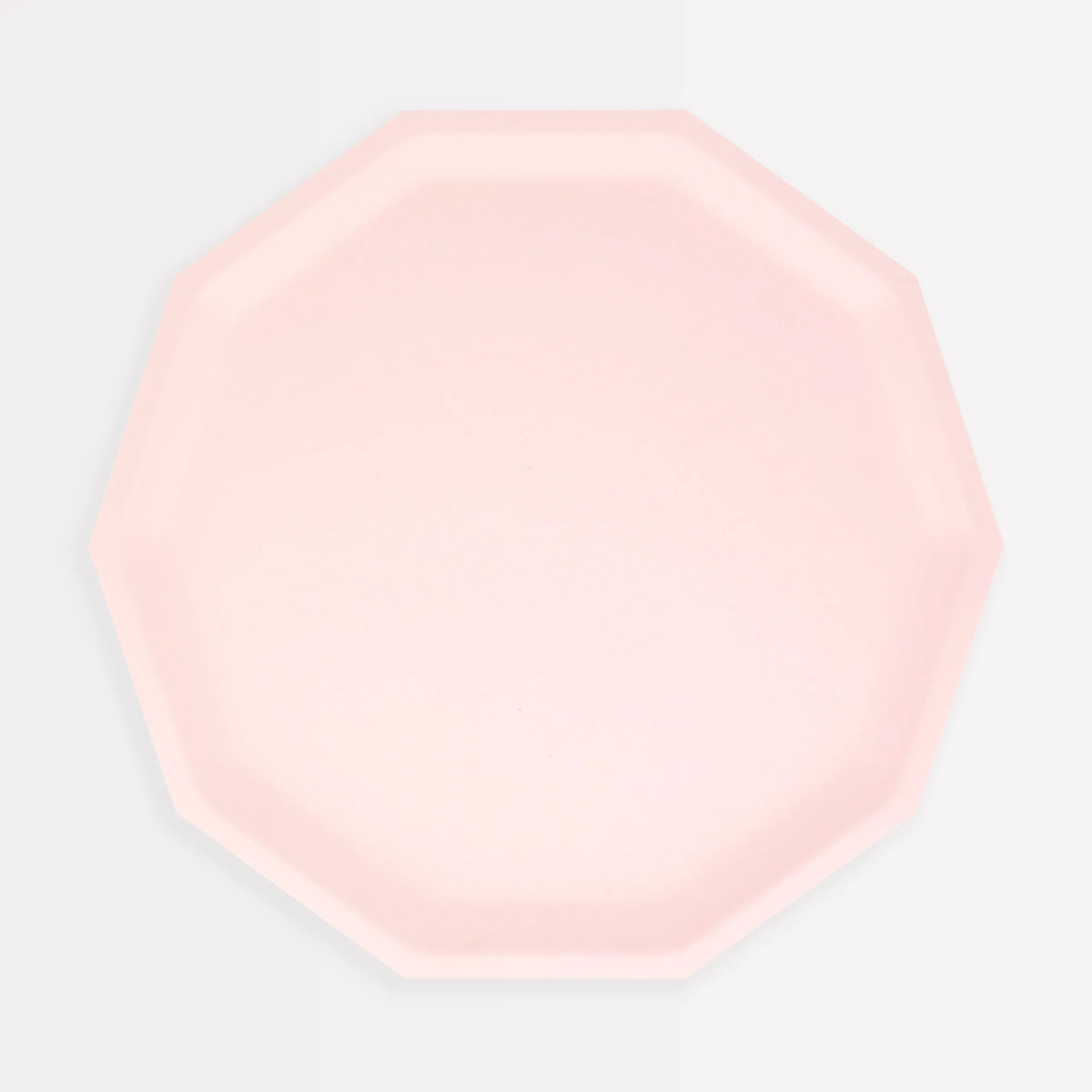 Pink Decagon Compostable Side Plates (x 8)>Meri Meri New