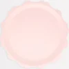 Pink Decorative Edge Compostable Dinner Plates (x 8)>Meri Meri Hot