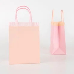 Pink Fringe Party Bags (x 8)>Meri Meri Outlet