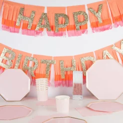 Pink Happy Birthday Party Set>Meri Meri Discount