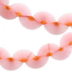 Pink Honeycomb Fan Garland>Meri Meri Sale