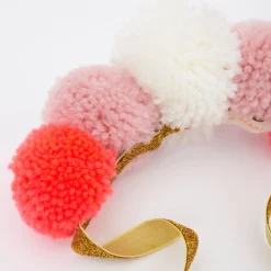 Pink Pompom Crown>Meri Meri Sale