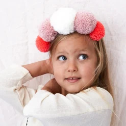 Pink Pompom Crown><noscript><img width=