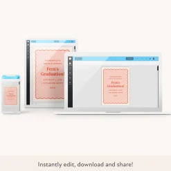 Pink Scallop Download & Print Invitation>Meri Meri Best
