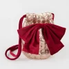 Pink Sequin Bow Bag>Meri Meri Clearance