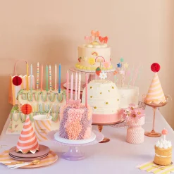 Pink Stars Candles (x 16)>Meri Meri Outlet