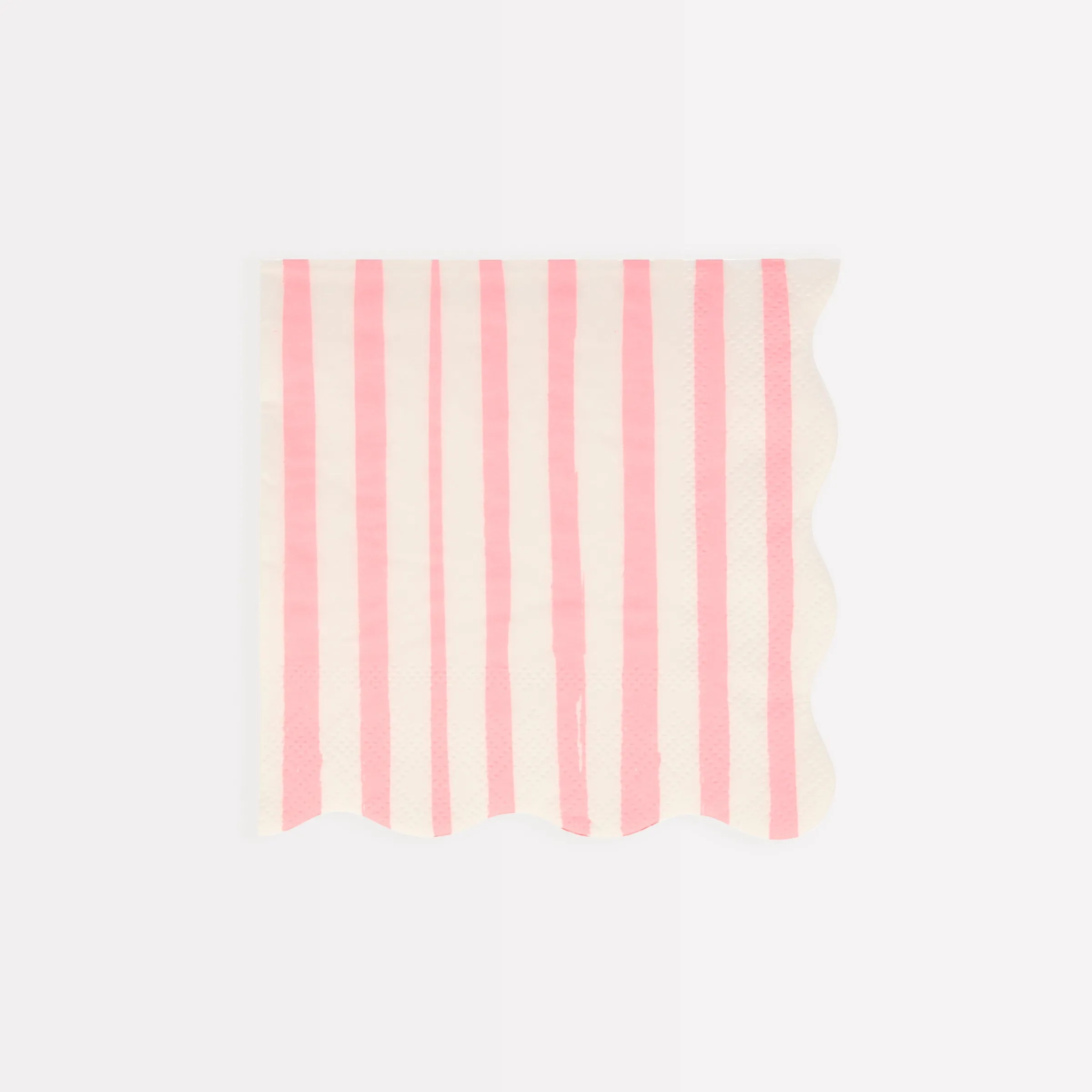 Pink Stripe Small Napkins (x 16)>Meri Meri Clearance