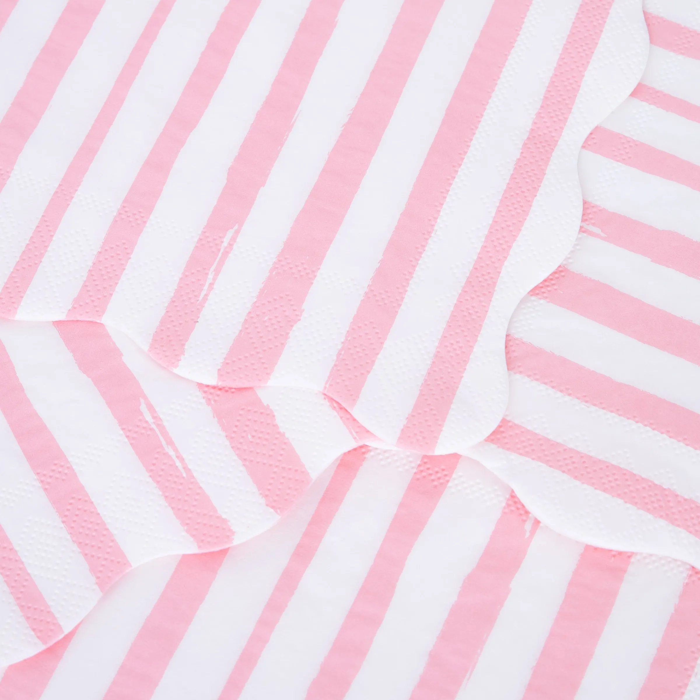Pink Stripe Small Napkins (x 16)>Meri Meri Clearance