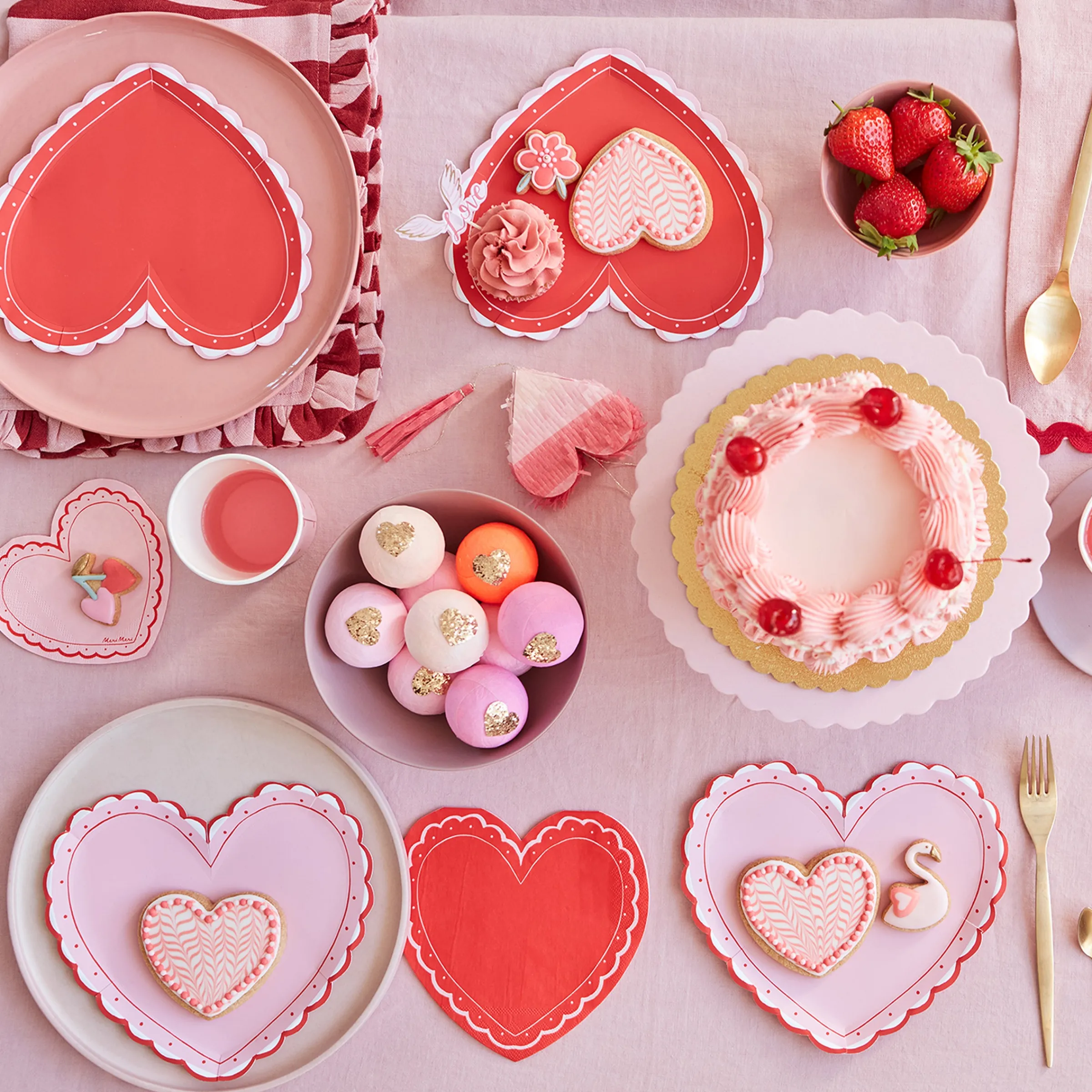 Pink Surprise Balls (x 6)>Meri Meri Discount