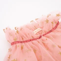 Pink Tulle Star Cape><noscript><img width=