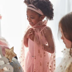 Pink Tulle Star Cape><noscript><img width=