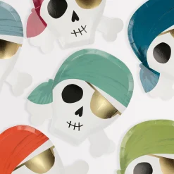 Pirate Plates (x 8)>Meri Meri Discount