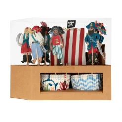 Pirate Ship Cupcake Kit (x 24 toppers)>Meri Meri Fashion