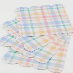 Plaid Pattern Small Napkins (x 16)>Meri Meri Online