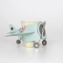 Plane Cups (x 8)>Meri Meri Hot
