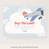 Plane Download & Print Invitation>Meri Meri Sale