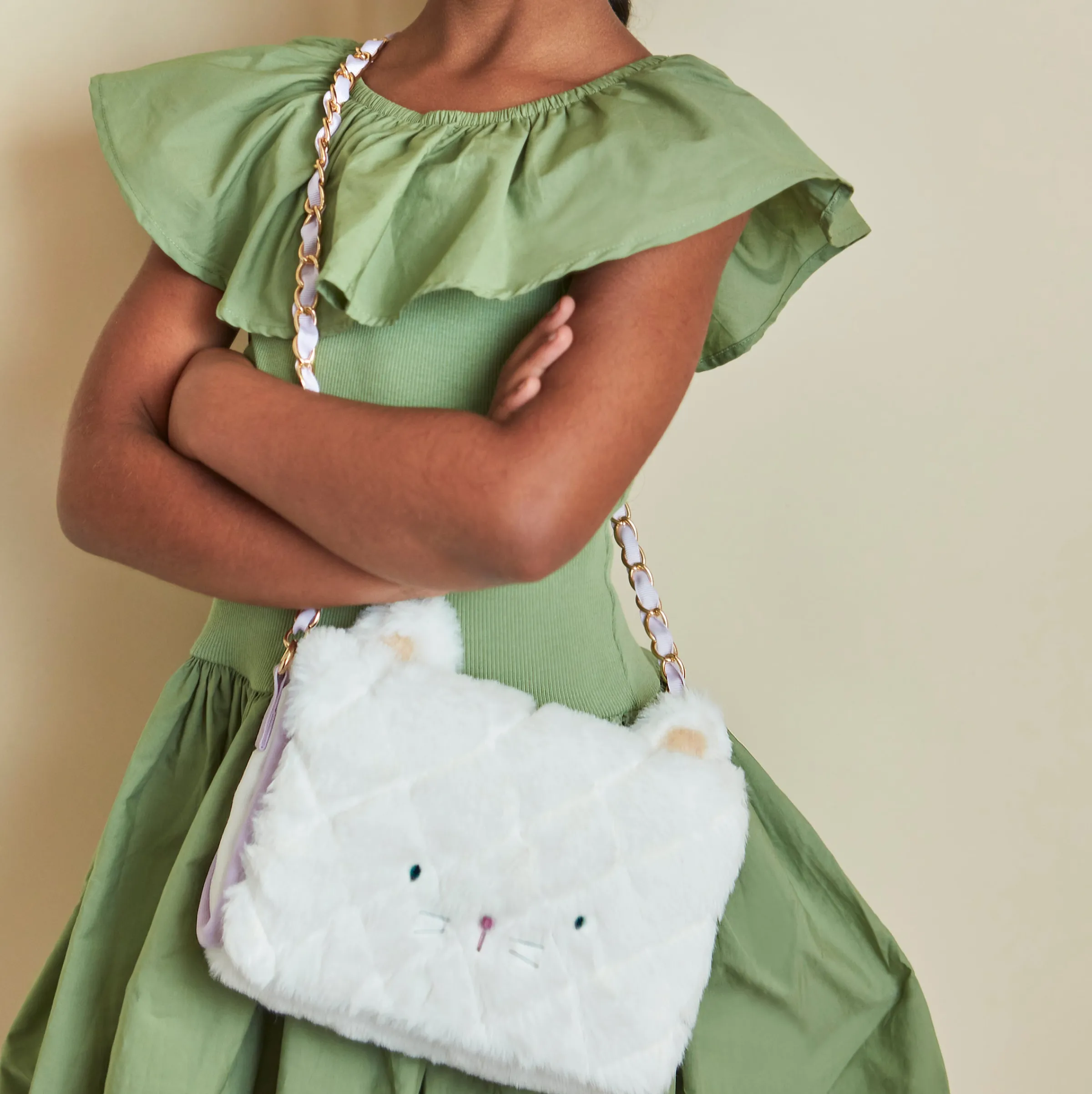 Plush Cat Handbag>Meri Meri Fashion