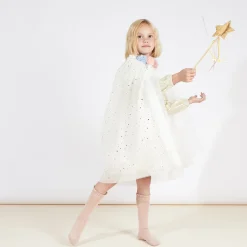 Pom Pom Collar Cape>Meri Meri Hot