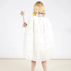 Pom Pom Collar Cape><noscript><img width=