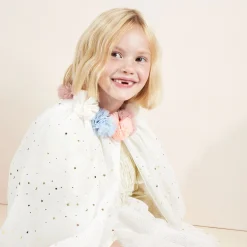 Pom Pom Collar Cape><noscript><img width=