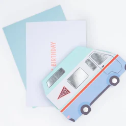 Pop-Up Camper Van Birthday Card><noscript><img width=