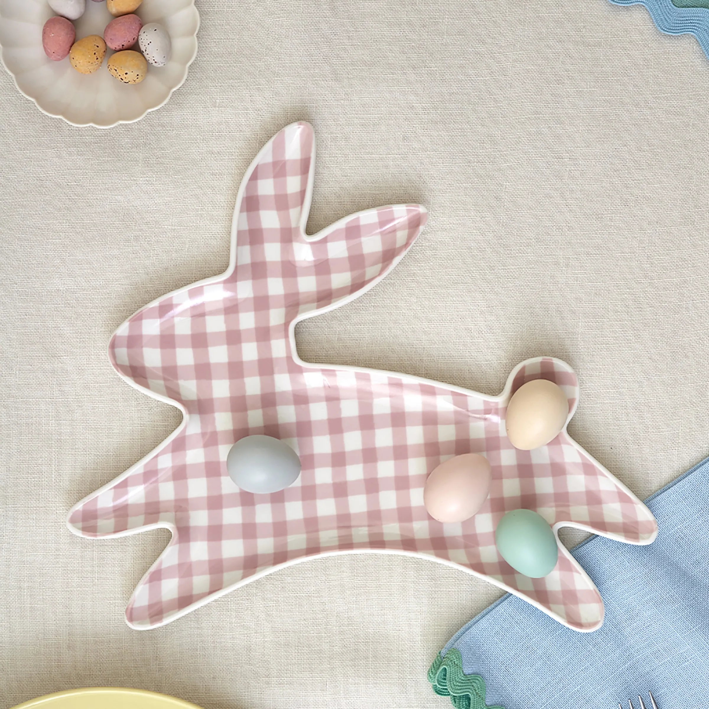 Porcelain Bunny Plates (x 2)>Meri Meri Clearance