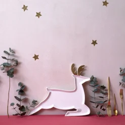 Porcelain Reindeer Plates (x 2)><noscript><img width=