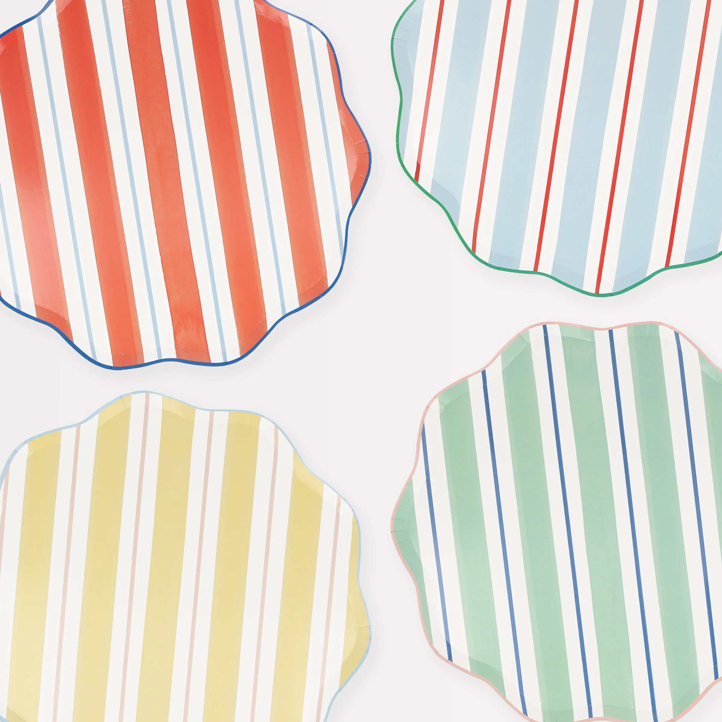 Preppy Stripe Dinner Plates (x 8)>Meri Meri Sale