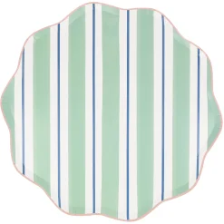 Preppy Stripe Dinner Plates (x 8)><noscript><img width=