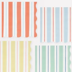 Preppy Stripe Large Napkins (x 16)>Meri Meri Outlet