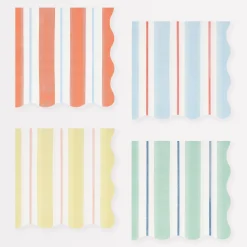 Preppy Stripe Small Napkins (x 16)>Meri Meri New
