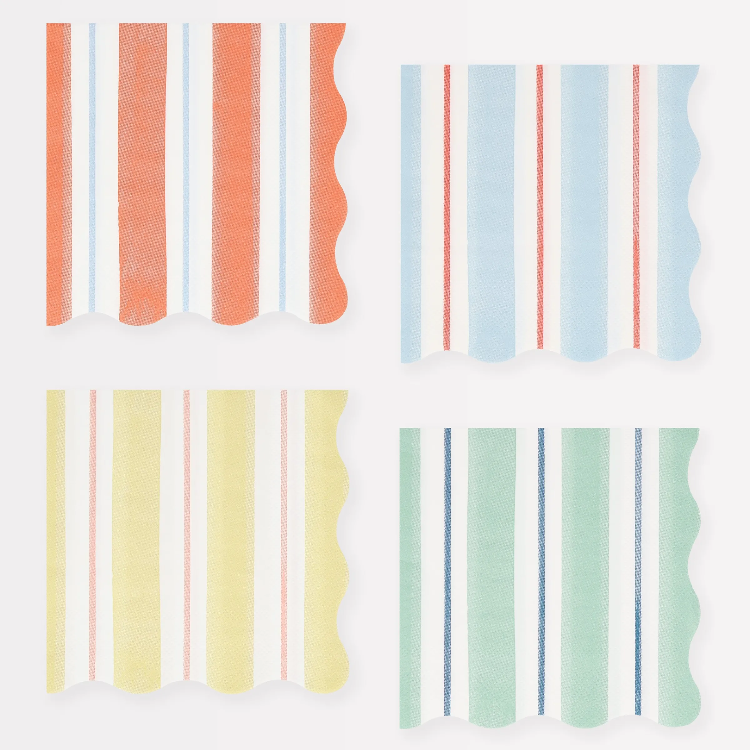 Preppy Stripe Small Napkins (x 16)>Meri Meri New