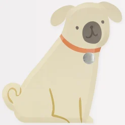 Pug Plates (x 8)>Meri Meri Outlet
