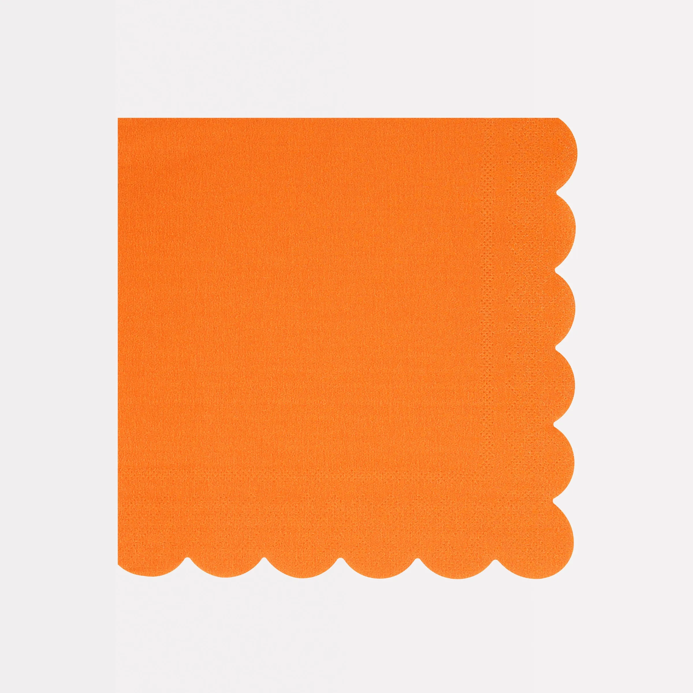 Pumpkin Orange Large Napkins (x 16)>Meri Meri Best