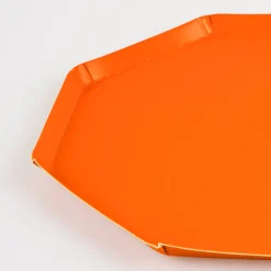 Pumpkin Orange Side Plates (x 8)>Meri Meri Clearance