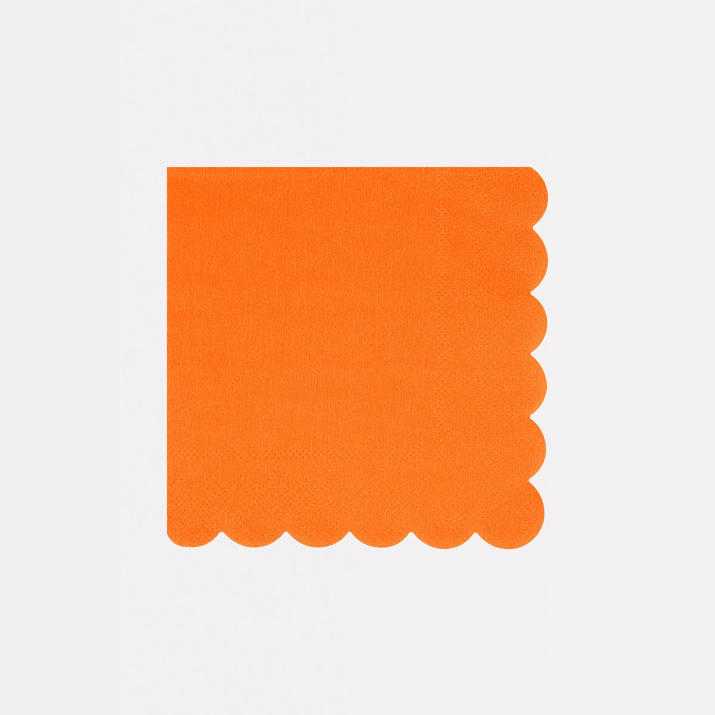 Pumpkin Orange Small Napkins (x 16)>Meri Meri Hot