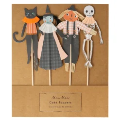 Pumpkin Patch Cake Toppers (x 4)>Meri Meri Best