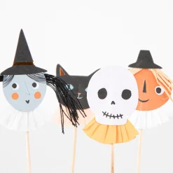 Pumpkin Patch Party Picks (x 12)>Meri Meri Discount