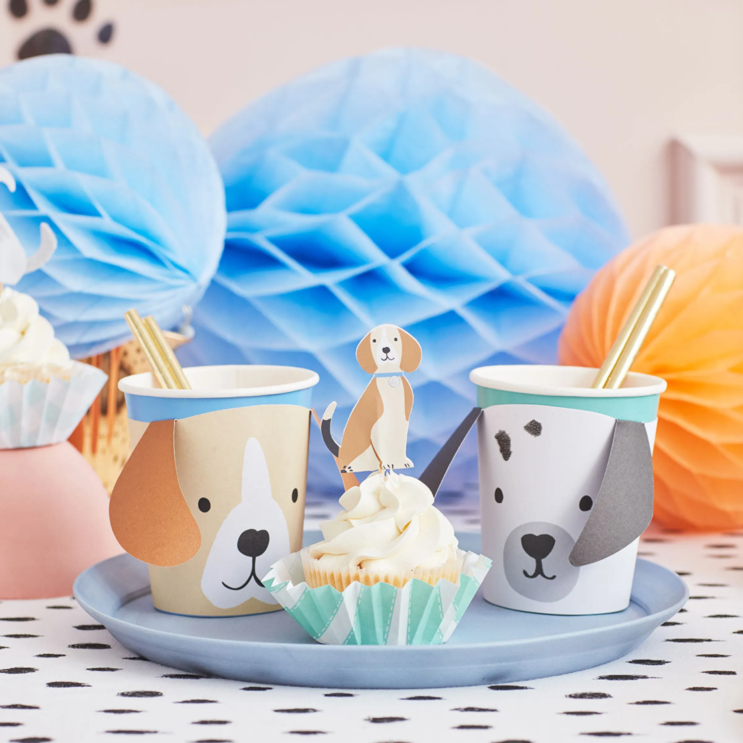 Puppy Cupcake Kit (x 24 toppers)>Meri Meri New