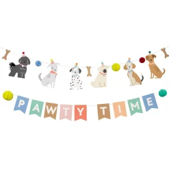 Puppy Party Garland Set><noscript><img width=