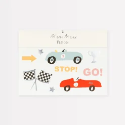 Race Car Temporary Tattoos>Meri Meri Discount